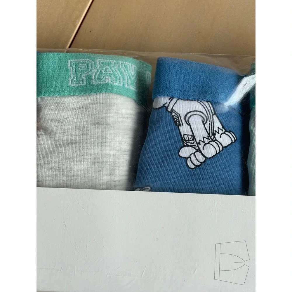 NEW H&M X Paw‎ Patrol 100% Cotton Chase Kids Toddler Boxer Brief Underwear 4-6Y